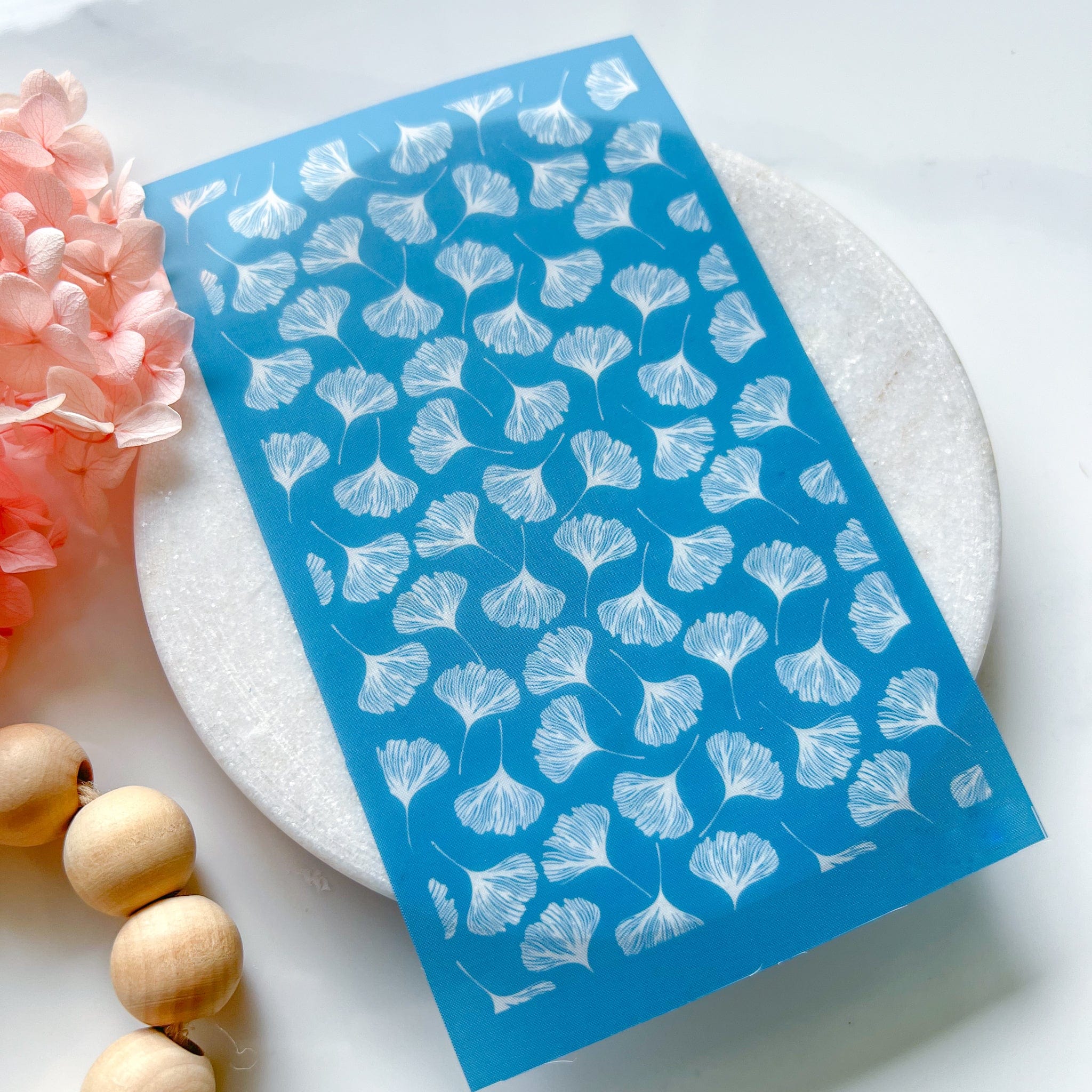 kitandco.com.au Silkscreen "Ginko Leaves" Silkscreen