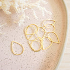 kitandco.com.au Gold Small Teardrop Connector (50) Choose Colour