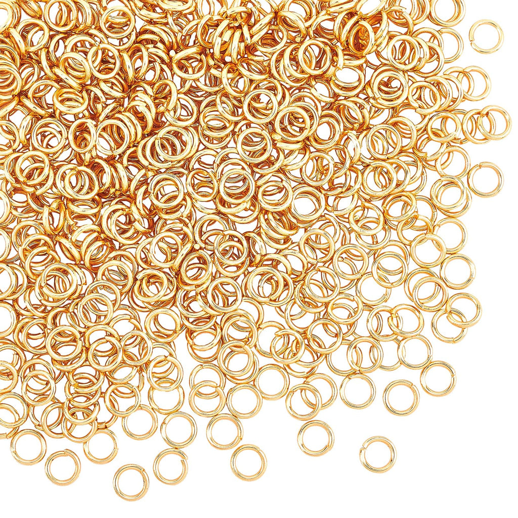 kitandco.com.au Stainless Steel Jump Rings - Gold 100 pcs