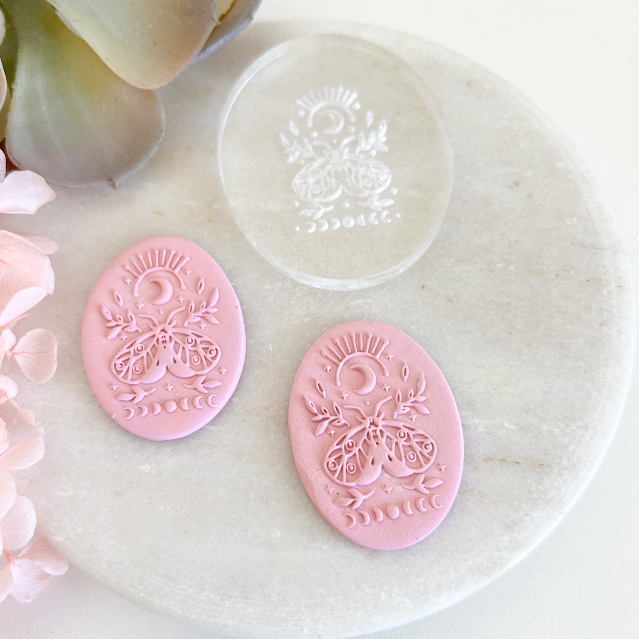 kitandco.com.au Stamp Boho Moth - Texture Plate