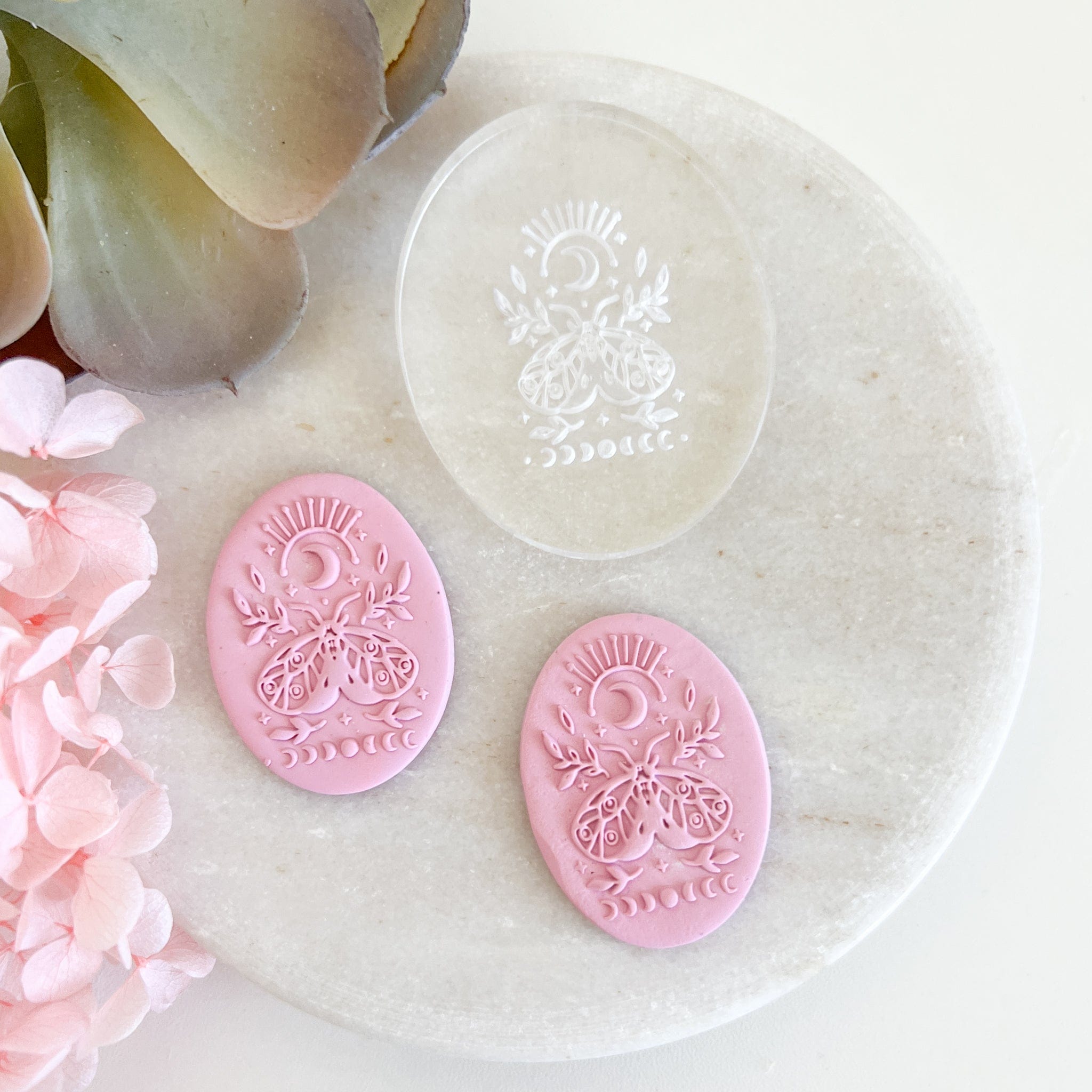 kitandco.com.au Stamp Boho Moth - Texture Plate