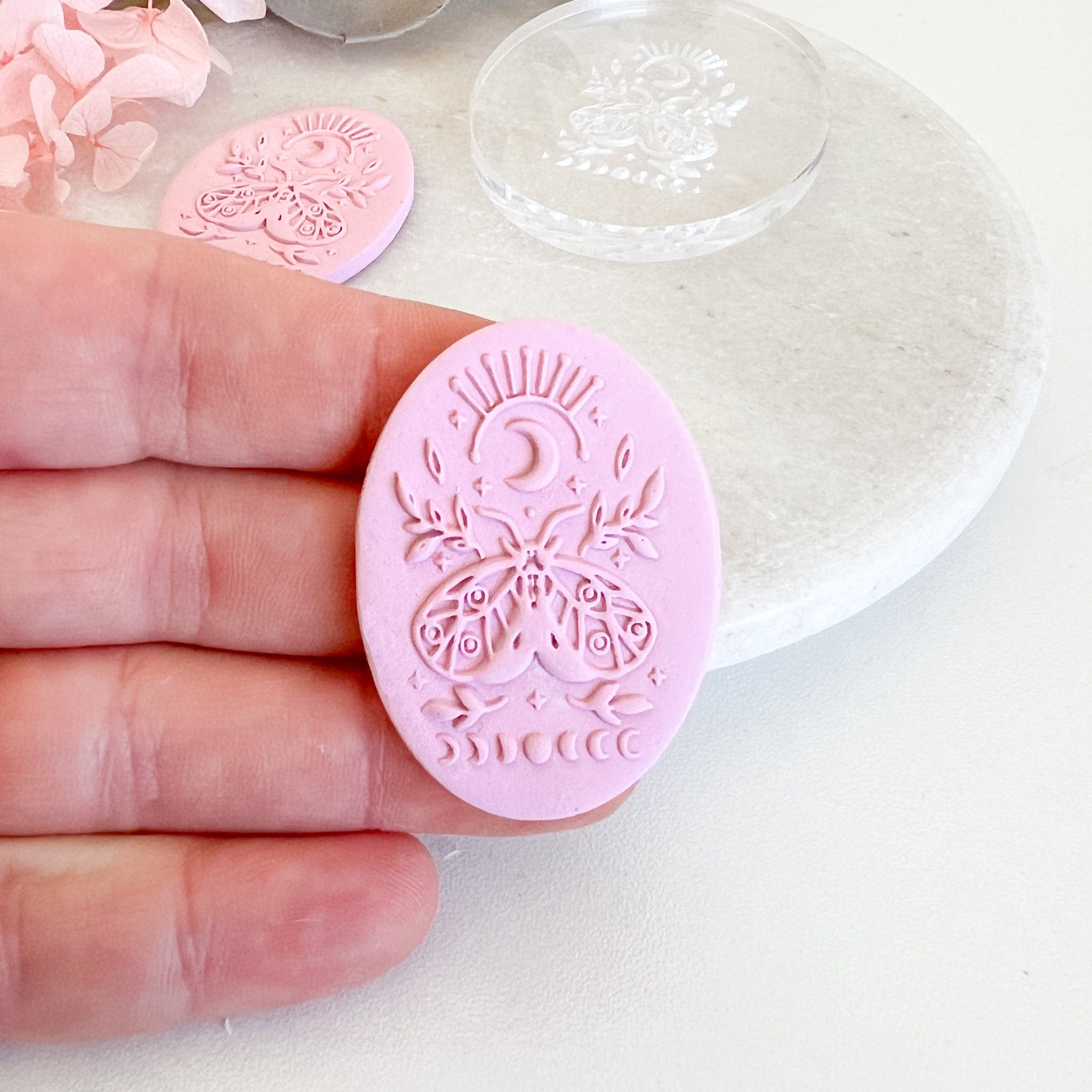 kitandco.com.au Stamp Boho Moth - Texture Plate