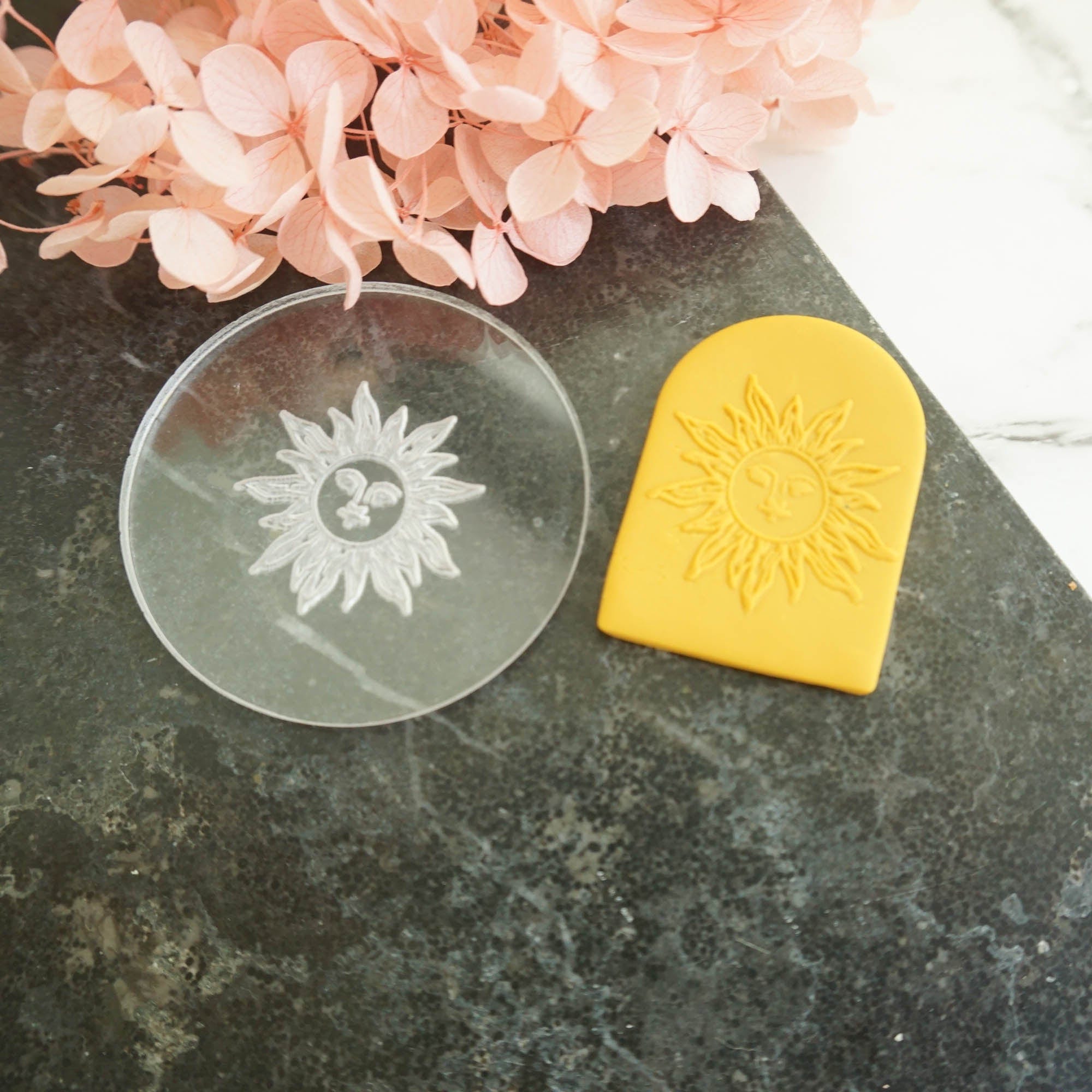kitandco.com.au Stamp Boho Sun - Texture Plate