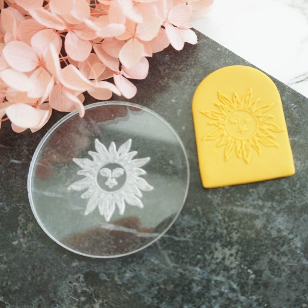 kitandco.com.au Stamp Boho Sun - Texture Plate