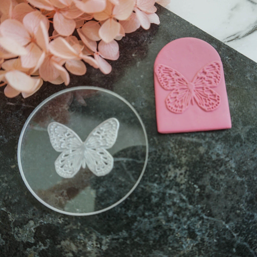 kitandco.com.au Stamp Butterfly - Texture Plate