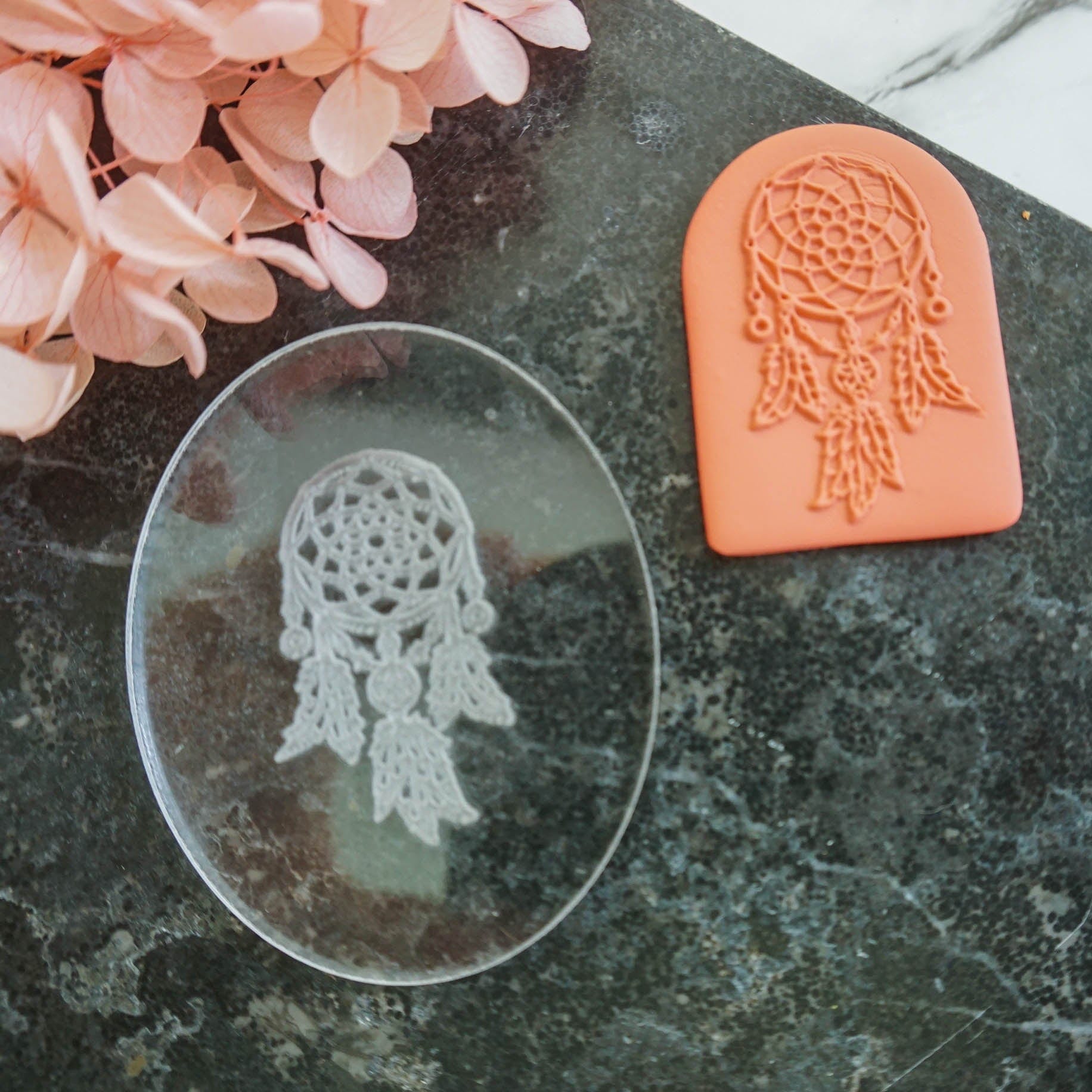 kitandco.com.au Stamp Dreamcatcher - Texture Plate