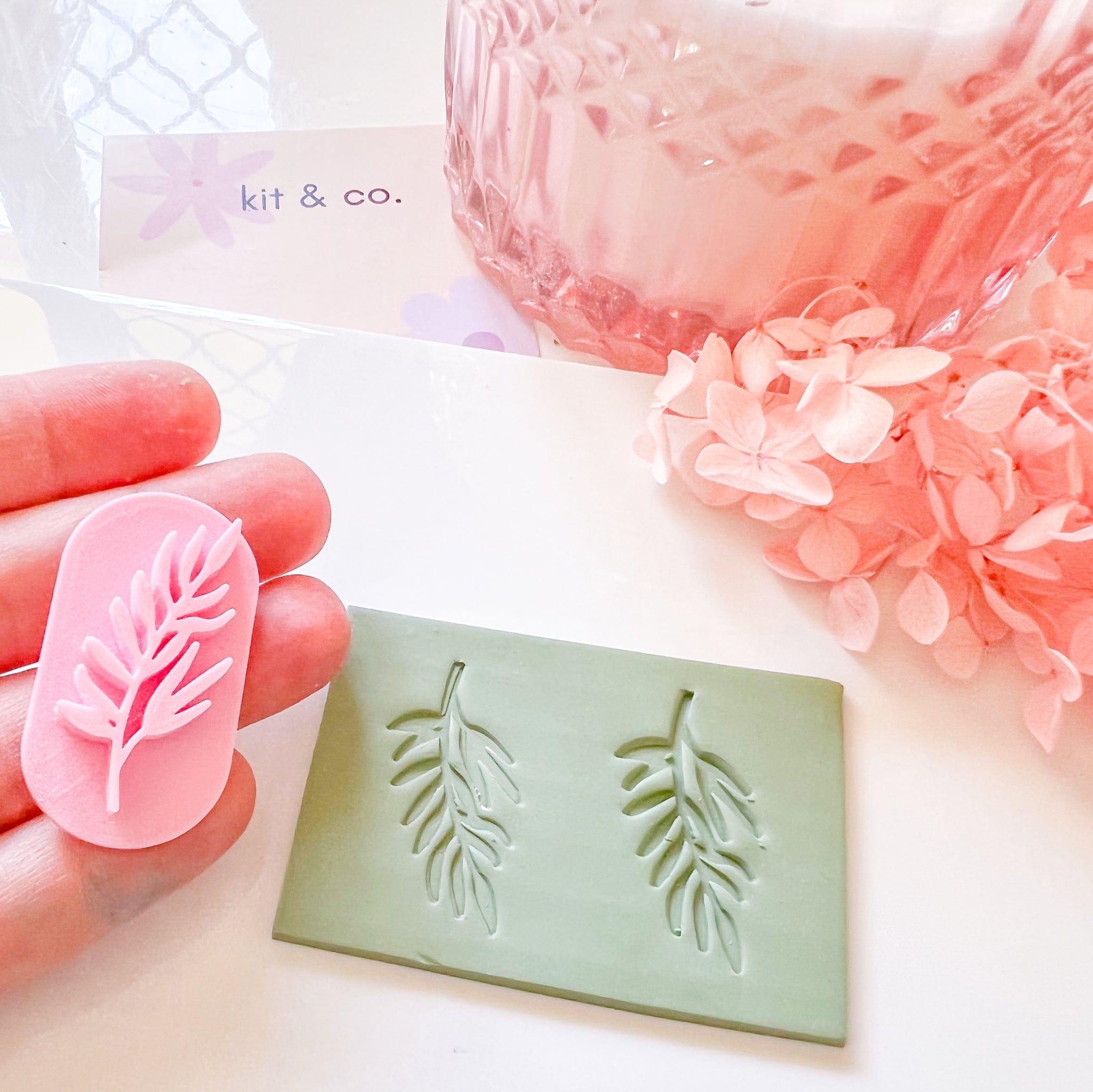 kitandco.com.au Stamp Eucalyptus  - Texture Stamp