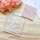 kitandco.com.au Stamp "Floral Drawing" - Large Texture Plate