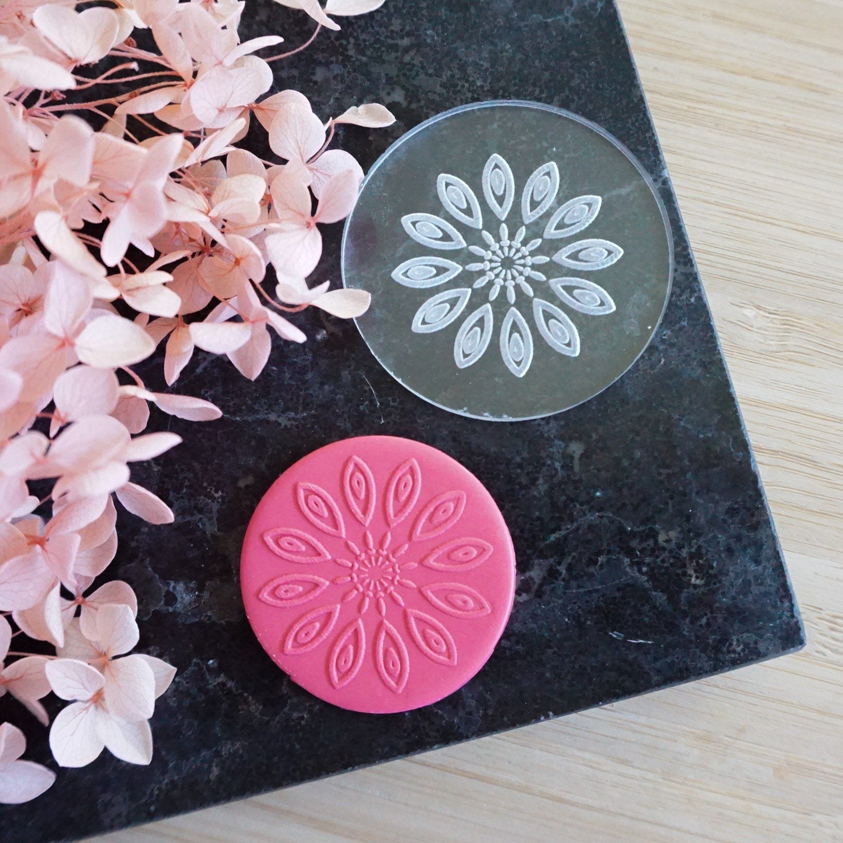 kitandco.com.au Stamp Mandala #1 - Texture Plate