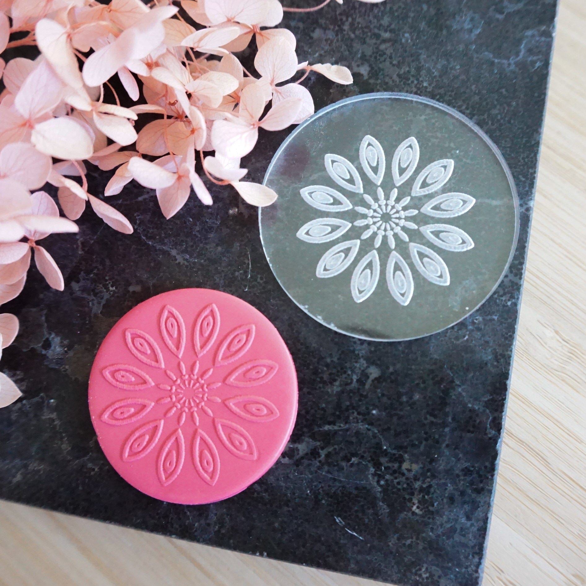 kitandco.com.au Stamp Mandala #1 - Texture Plate