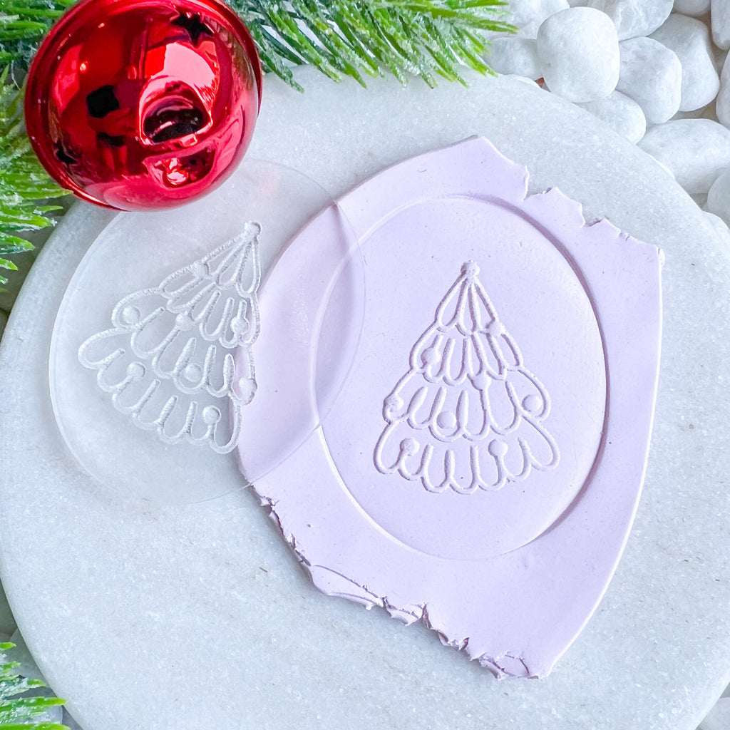 kitandco.com.au Stamp "O Christmas Tree" - Texture Plate