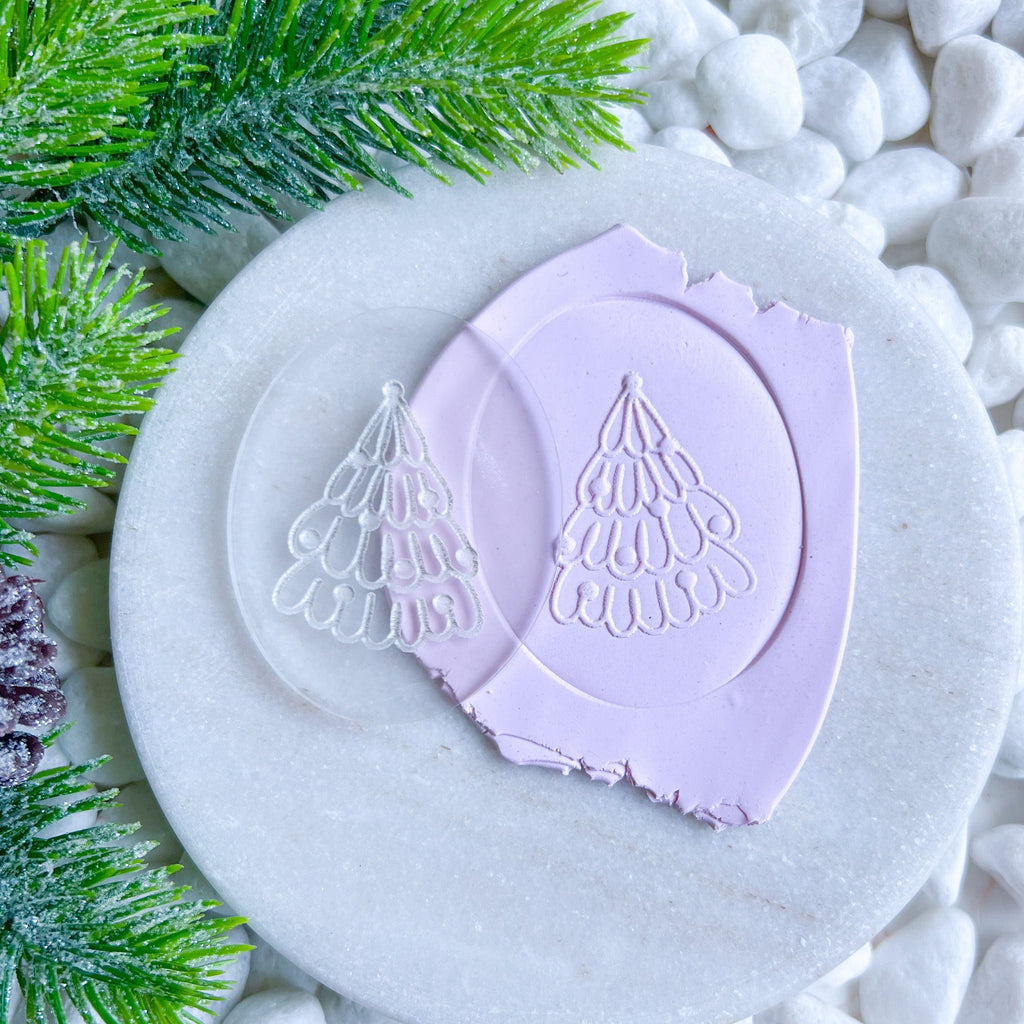 kitandco.com.au Stamp "O Christmas Tree" - Texture Plate