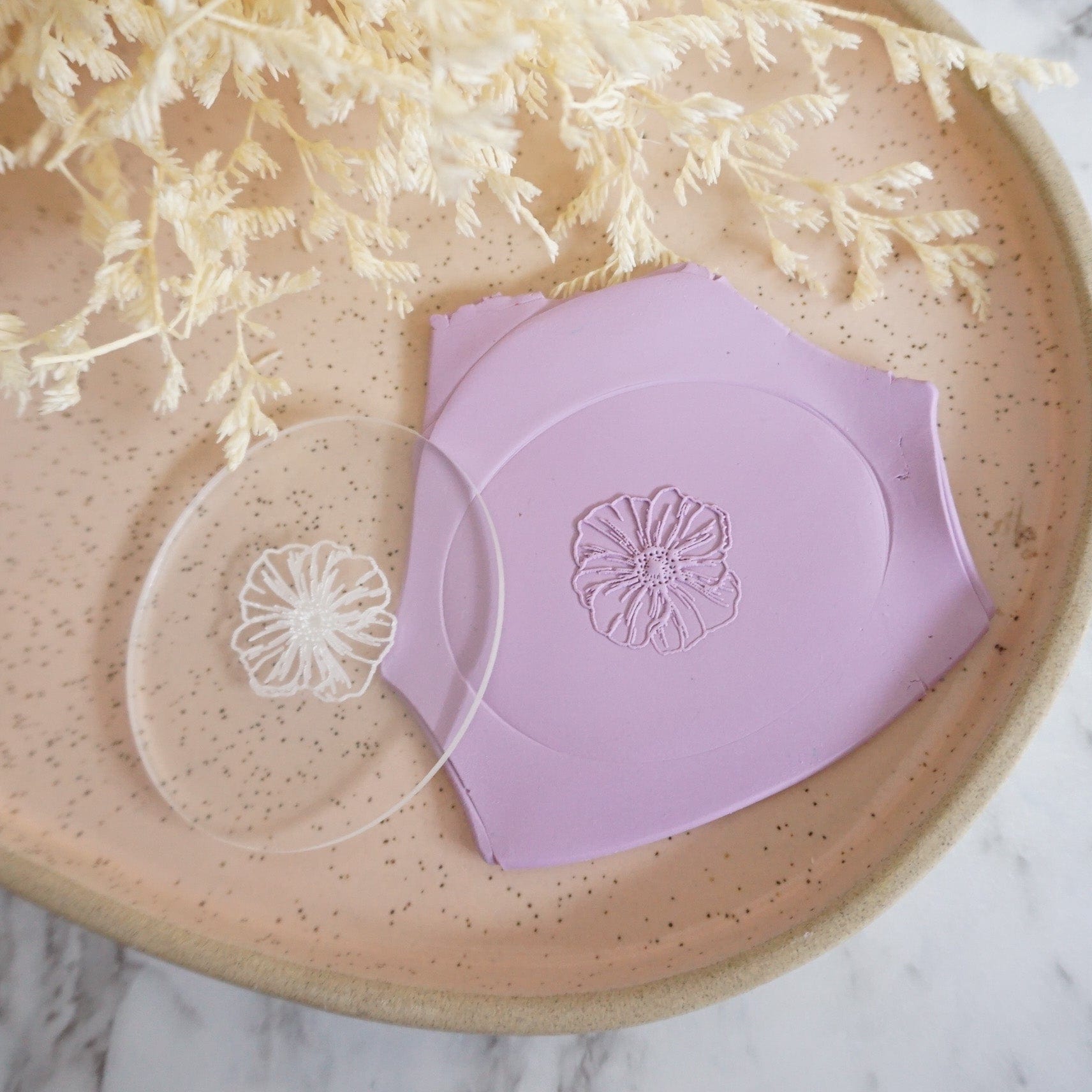 kitandco.com.au Stamp Poppy Head - Texture Plate