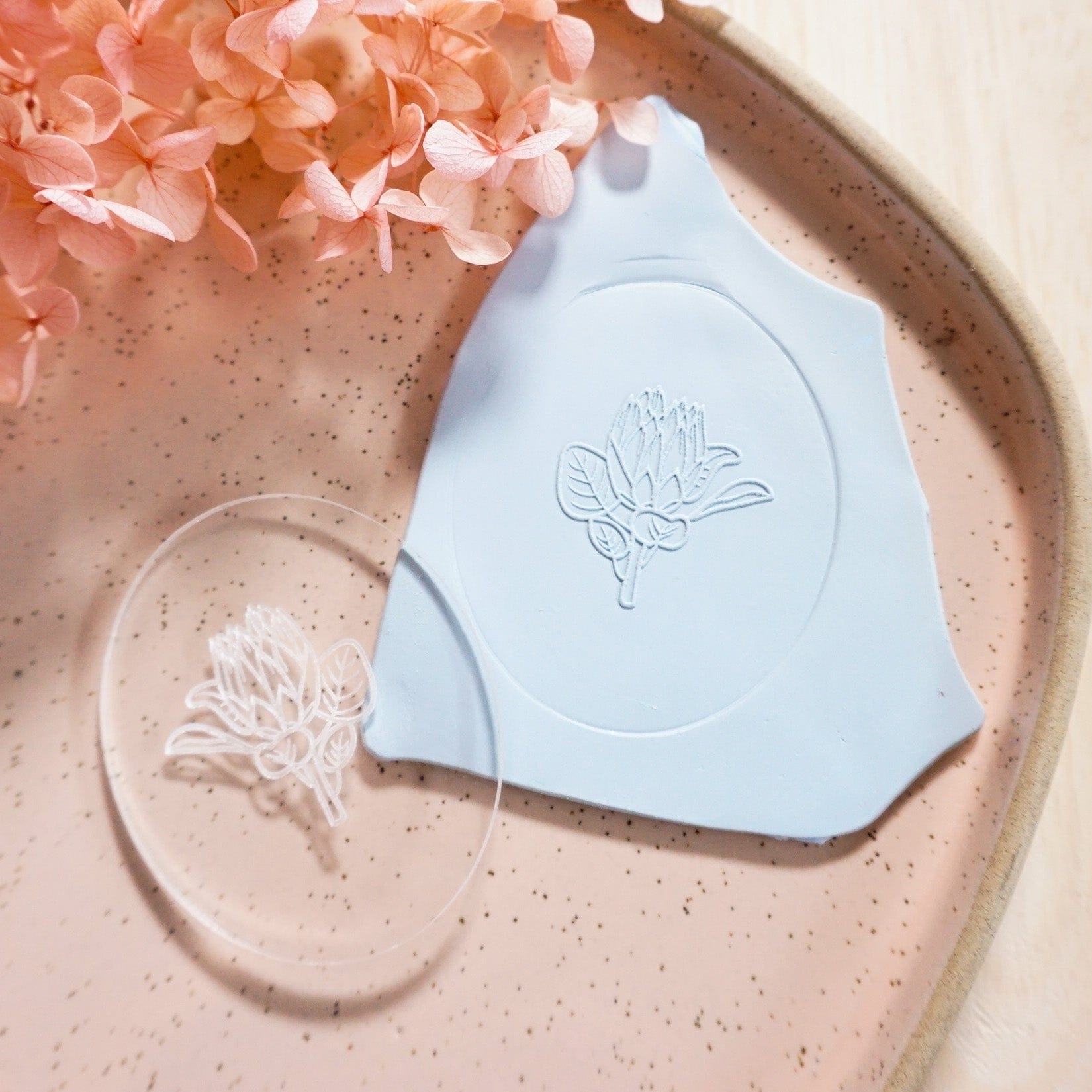 kitandco.com.au Stamp Protea - Texture Plate