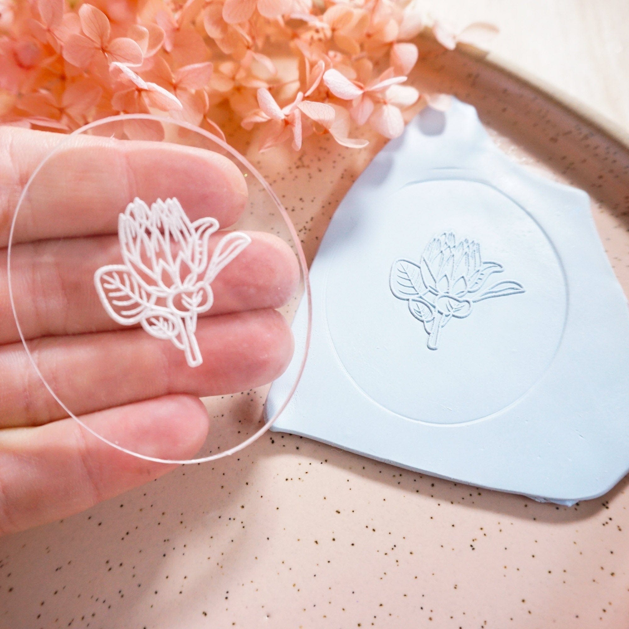 kitandco.com.au Stamp Protea - Texture Plate