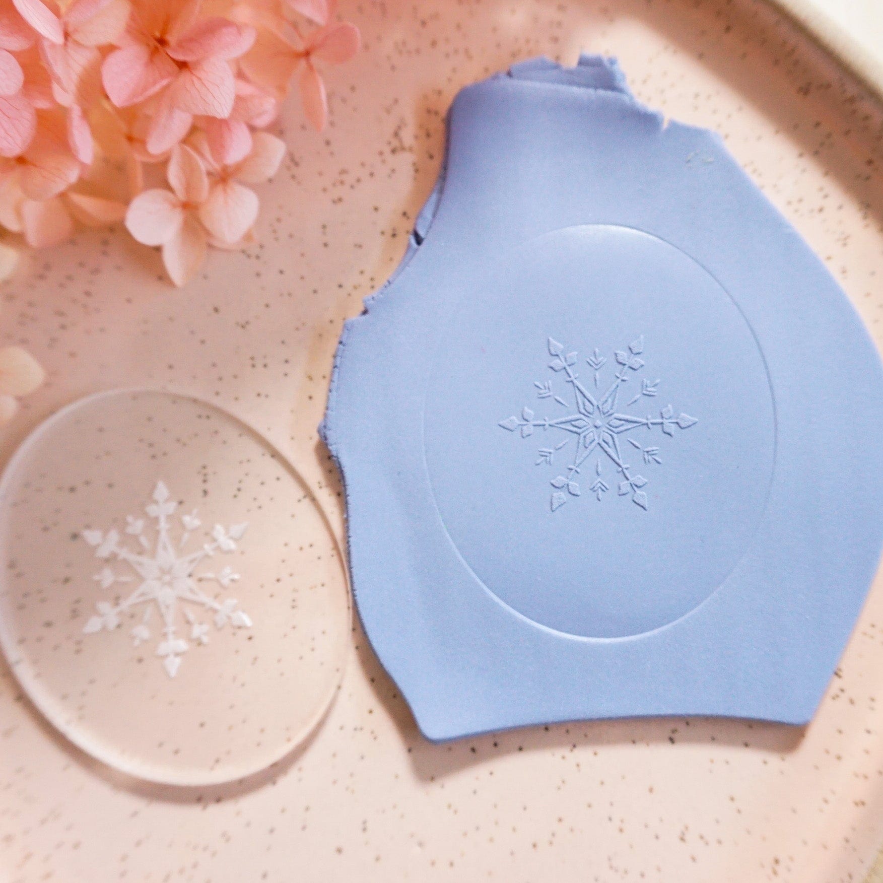 kitandco.com.au Stamp Snowflake - Texture Plate