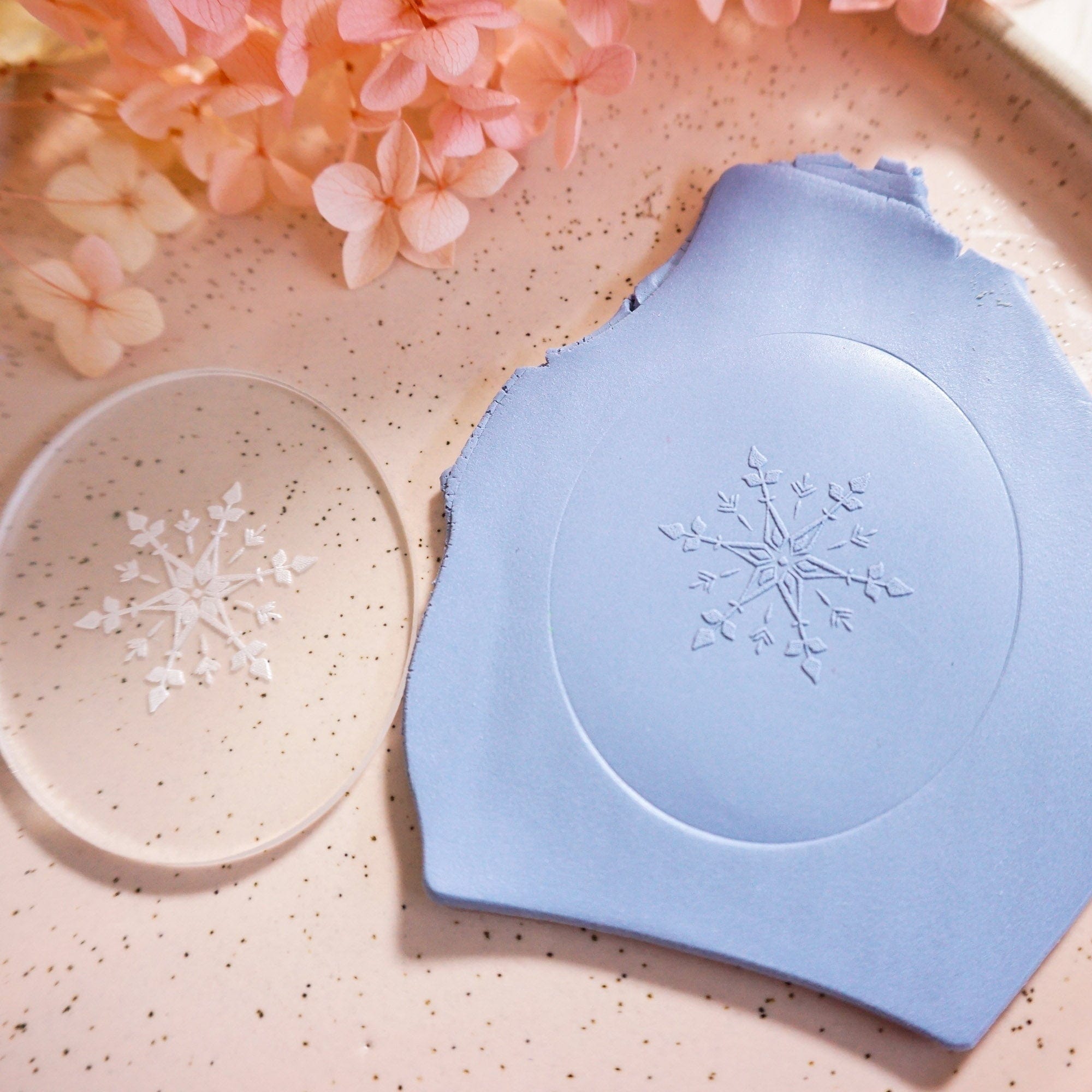 kitandco.com.au Stamp Snowflake - Texture Plate