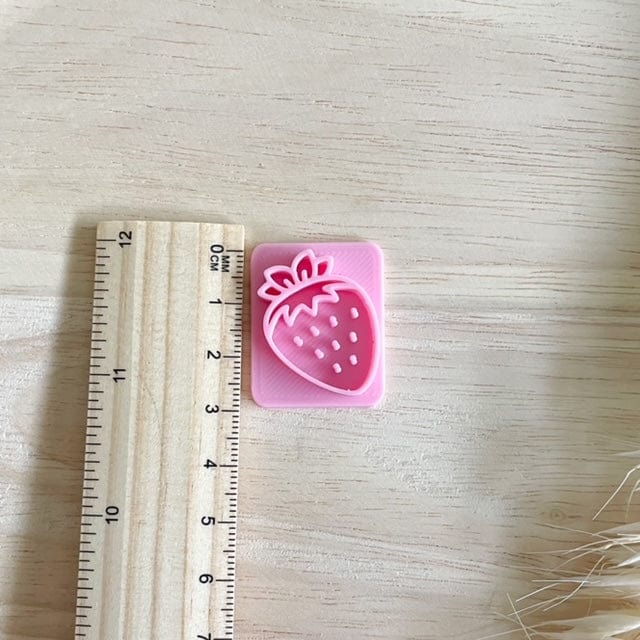 kitandco.com.au Stamp Strawberry  - Texture Stamp