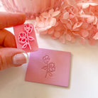 kitandco.com.au Stamp Two Flower  - Texture Stamp