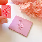 kitandco.com.au Stamp Two Flower  - Texture Stamp