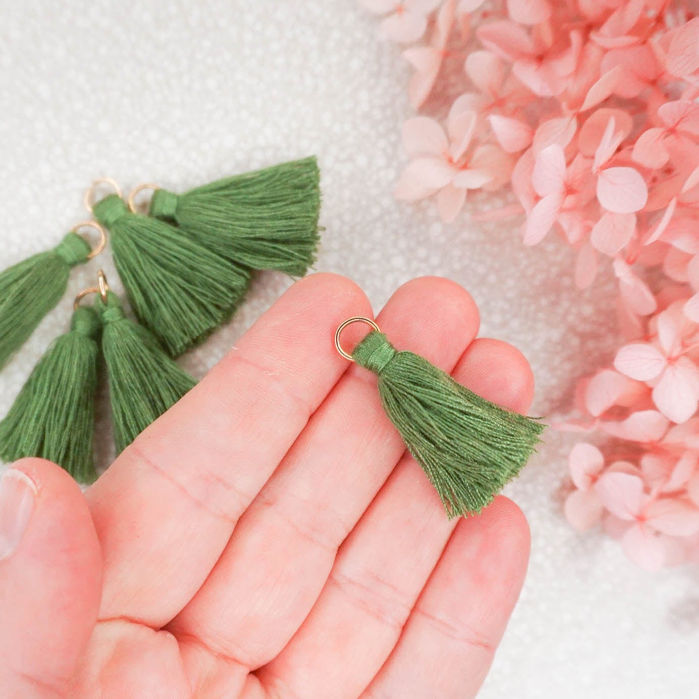 kitandco.com.au Tassel Tassels - Basil 10 pcs