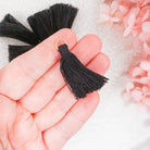 kitandco.com.au Tassel Tassels - Black 10 pcs