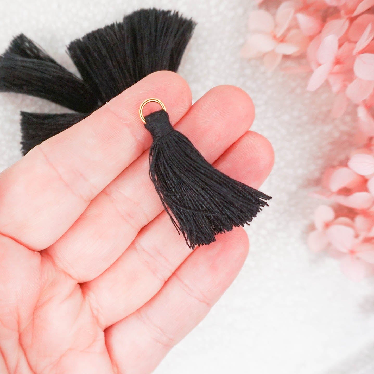 kitandco.com.au Tassel Tassels - Black 10 pcs