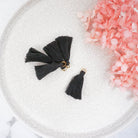 kitandco.com.au Tassel Tassels - Black 10 pcs