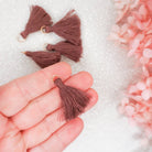 kitandco.com.au Tassel Tassels - Chocolate 10 pcs