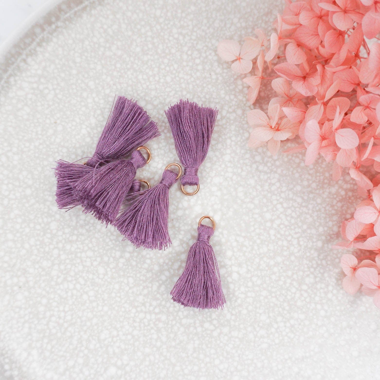 kitandco.com.au Tassel Tassels - Heather 10 pcs