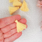 kitandco.com.au Tassel Tassels - Lemon 10 pcs