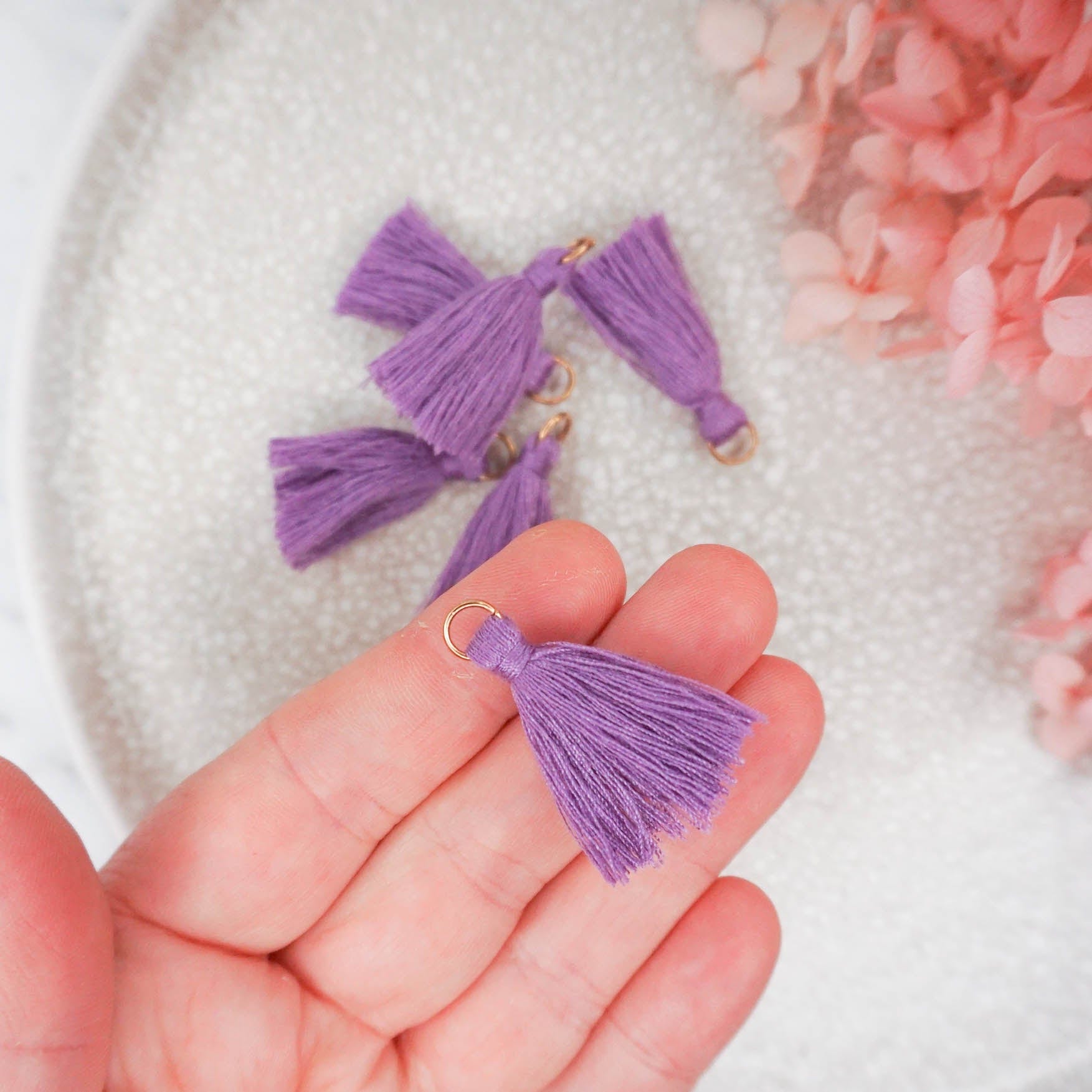 kitandco.com.au Tassel Tassels - Mauve 10 pcs