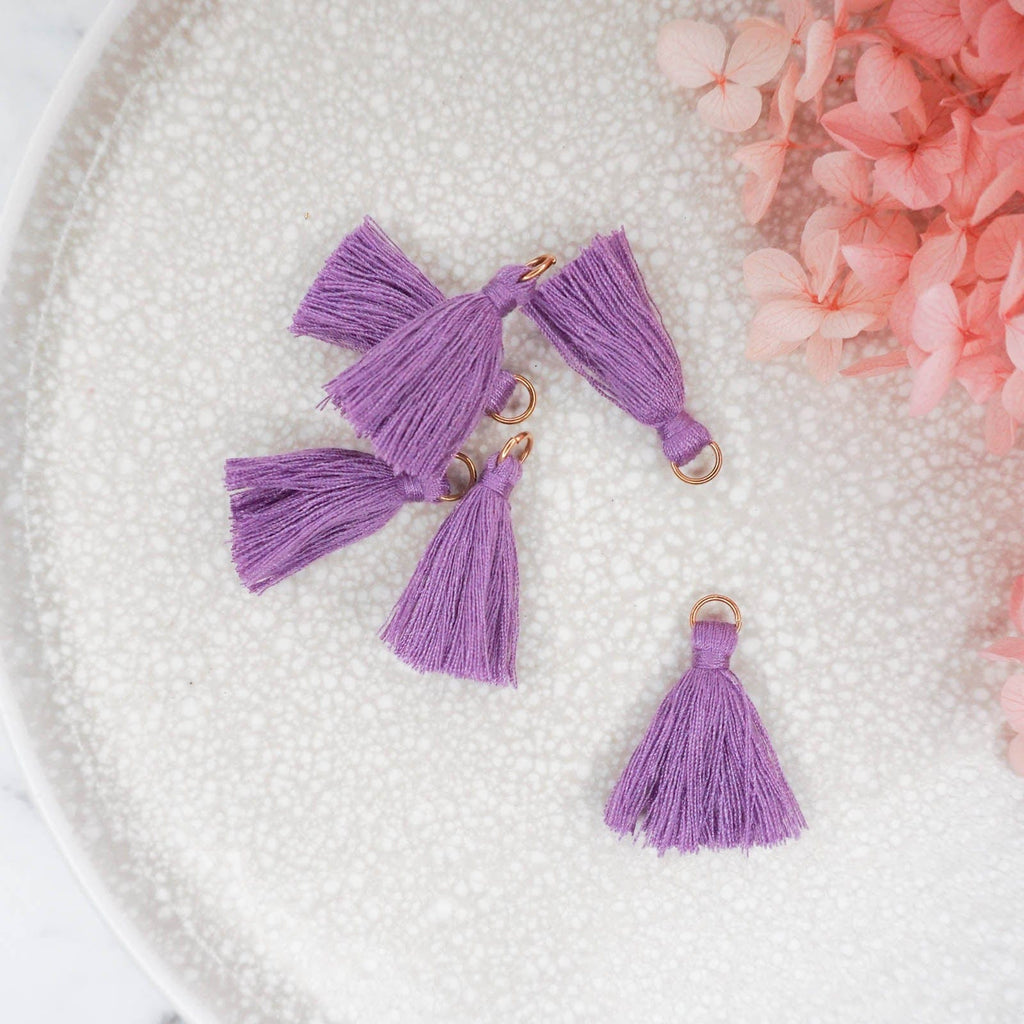 kitandco.com.au Tassel Tassels - Mauve 10 pcs