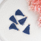 kitandco.com.au Tassel Tassels - Navy Blue 10 pcs