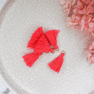 kitandco.com.au Tassel Tassels - Red 10 pcs