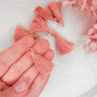 kitandco.com.au Tassel Tassels - Rouge Pink 10 pcs