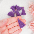 kitandco.com.au Tassel Tassels - Violet 10 pcs