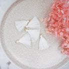 kitandco.com.au Tassel Tassels - White 10 pcs