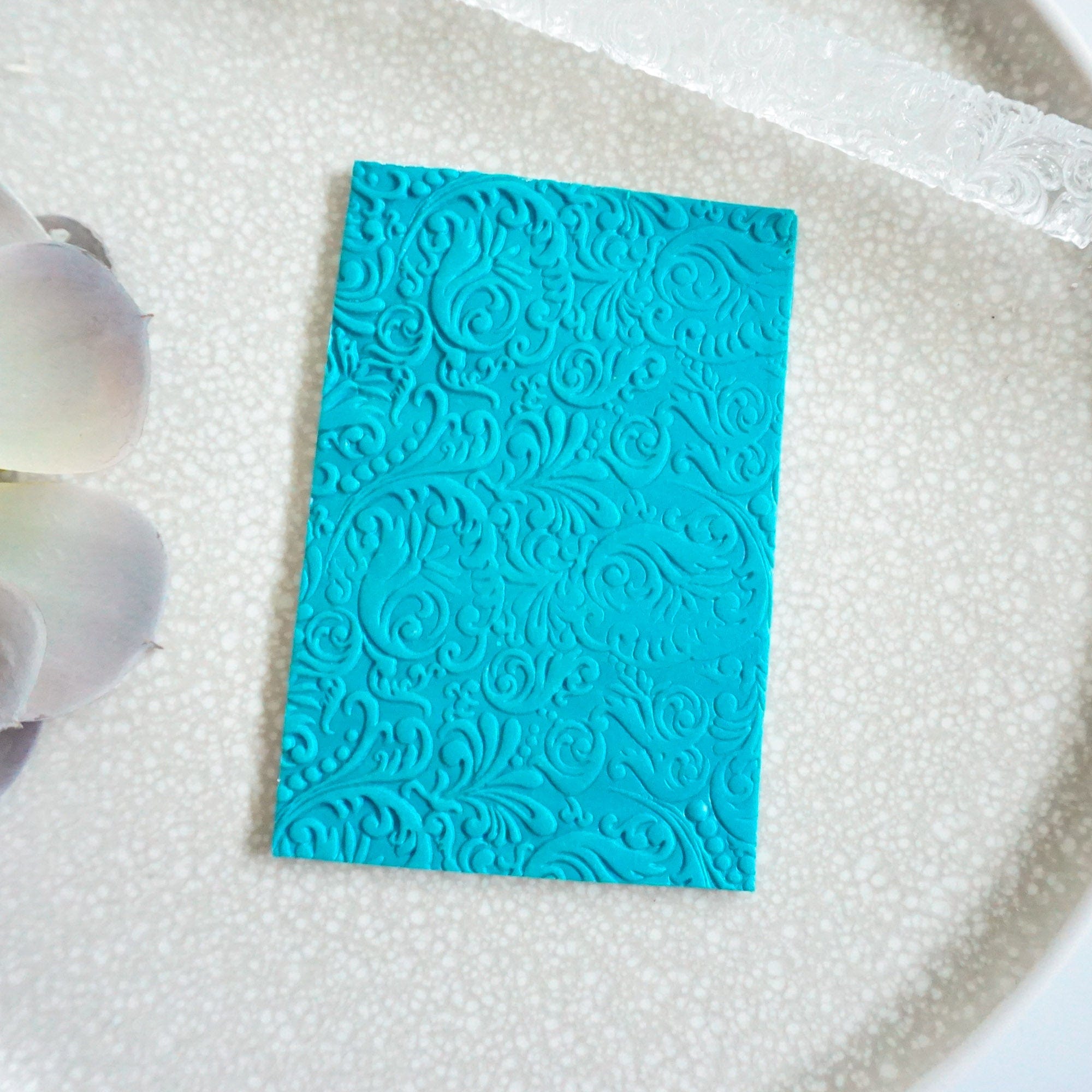 kitandco.com.au Texture Roller Acrylic "Baroque" - Acrylic Texture Roller