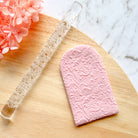 kitandco.com.au Texture Roller Acrylic "Baroque" - Acrylic Texture Roller