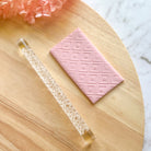 kitandco.com.au Texture Roller Acrylic "Diamond" - Acrylic Texture Roller