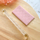 kitandco.com.au Texture Roller Acrylic "Diamond" - Acrylic Texture Roller