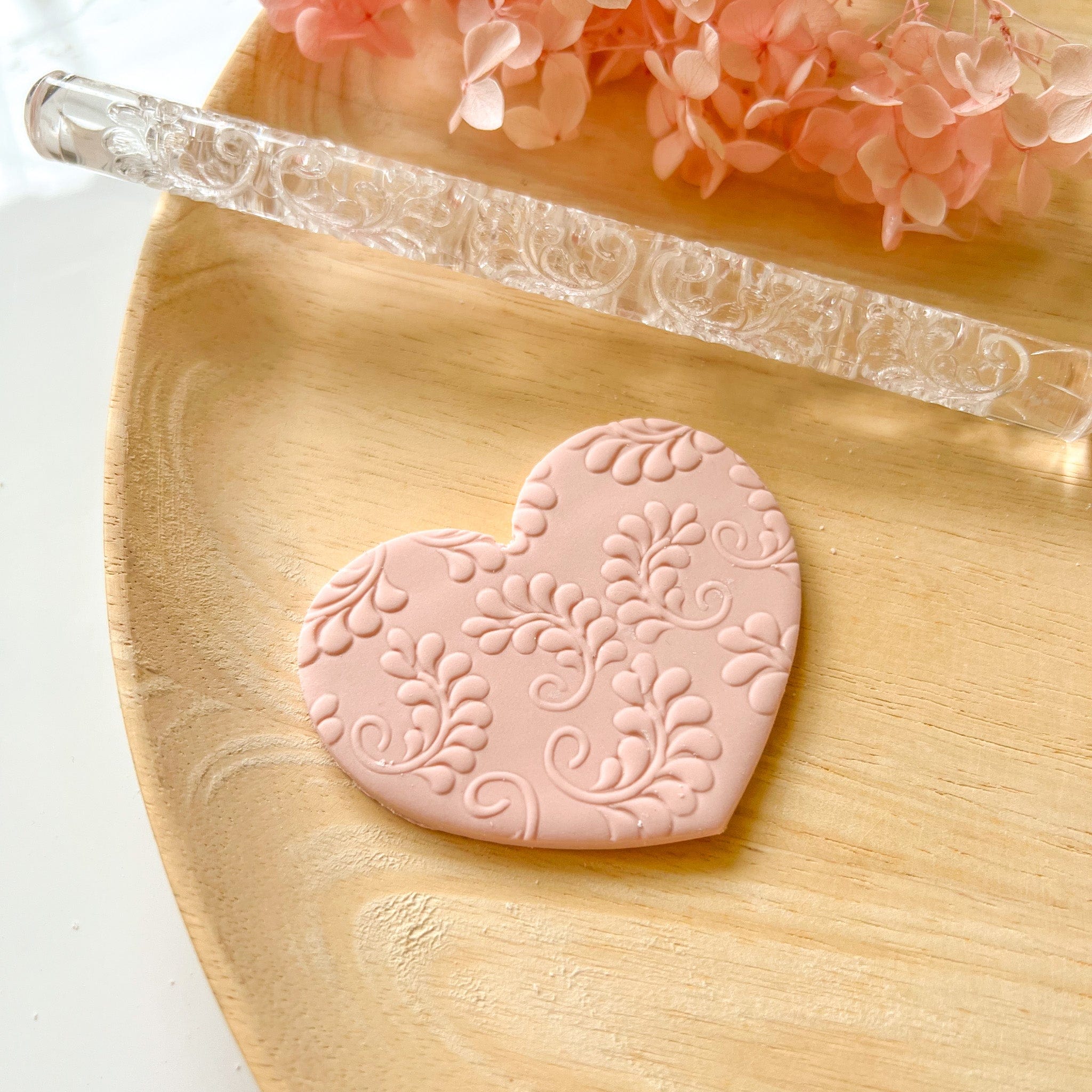 kitandco.com.au Texture Roller Acrylic "Fern" - Acrylic Texture Roller