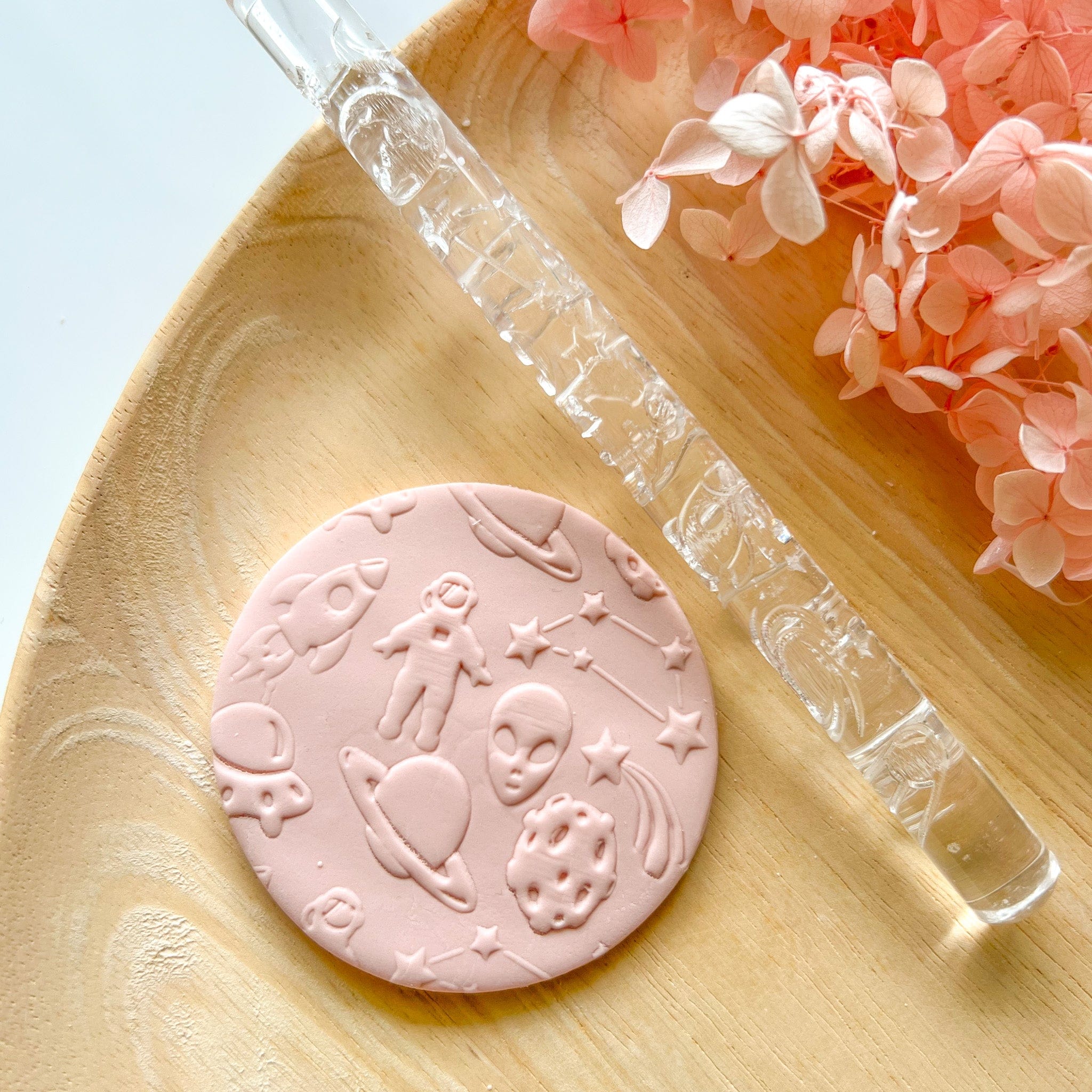 kitandco.com.au Texture Roller Acrylic "Space" - Acrylic Texture Roller