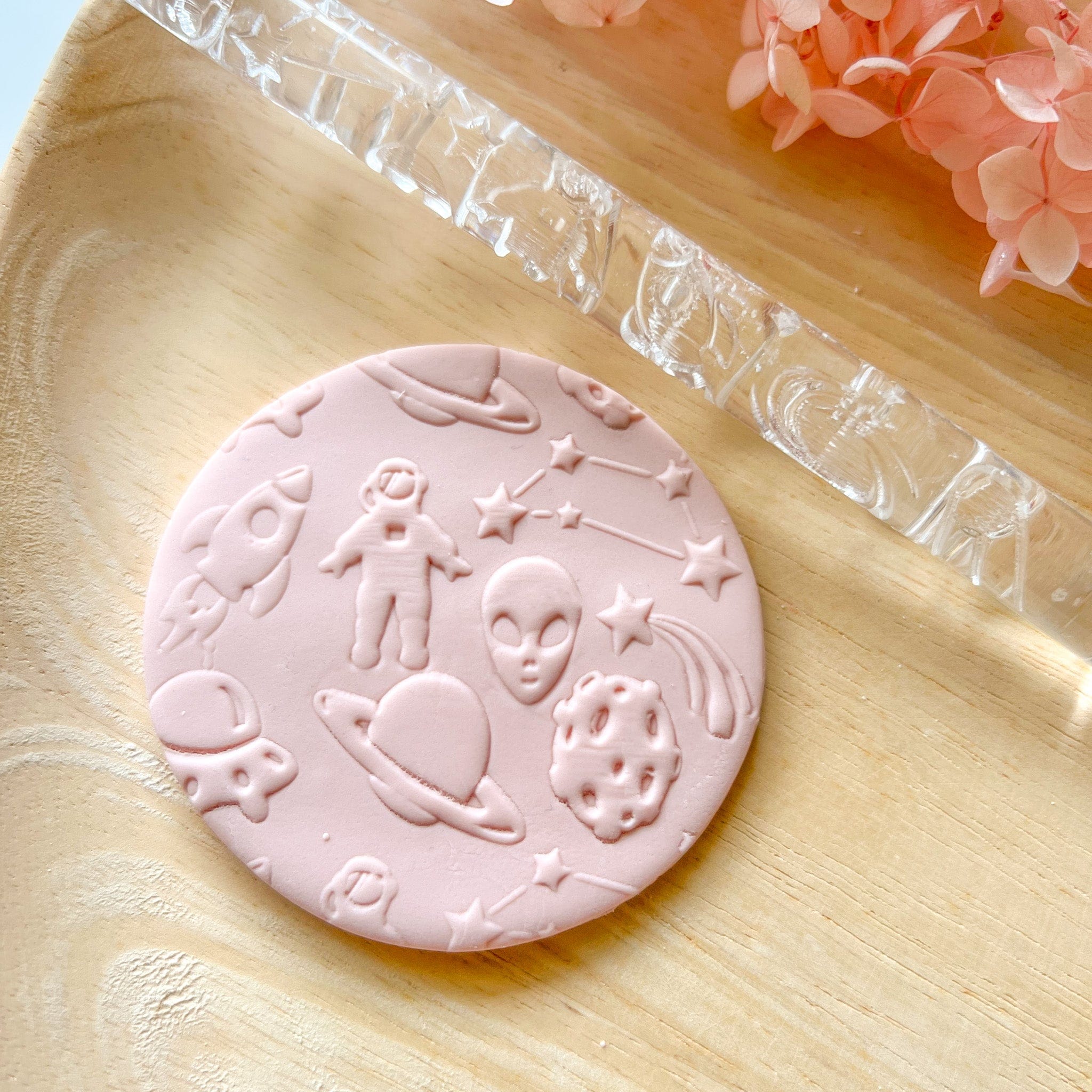 kitandco.com.au Texture Roller Acrylic "Space" - Acrylic Texture Roller