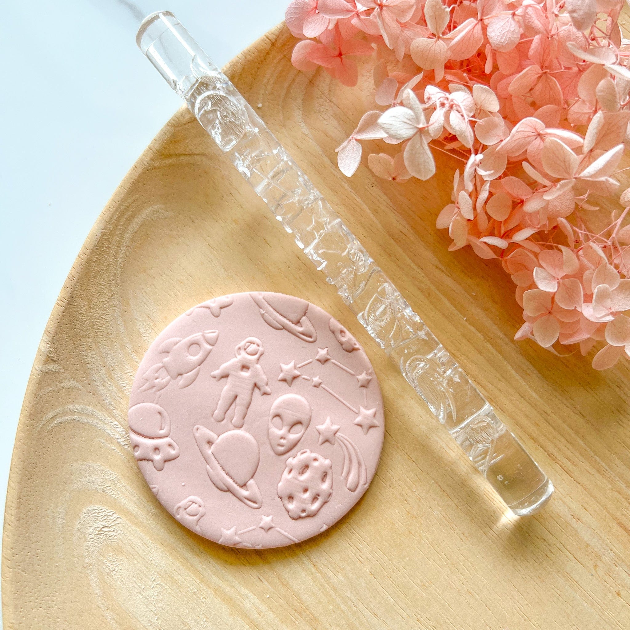 kitandco.com.au Texture Roller Acrylic "Space" - Acrylic Texture Roller