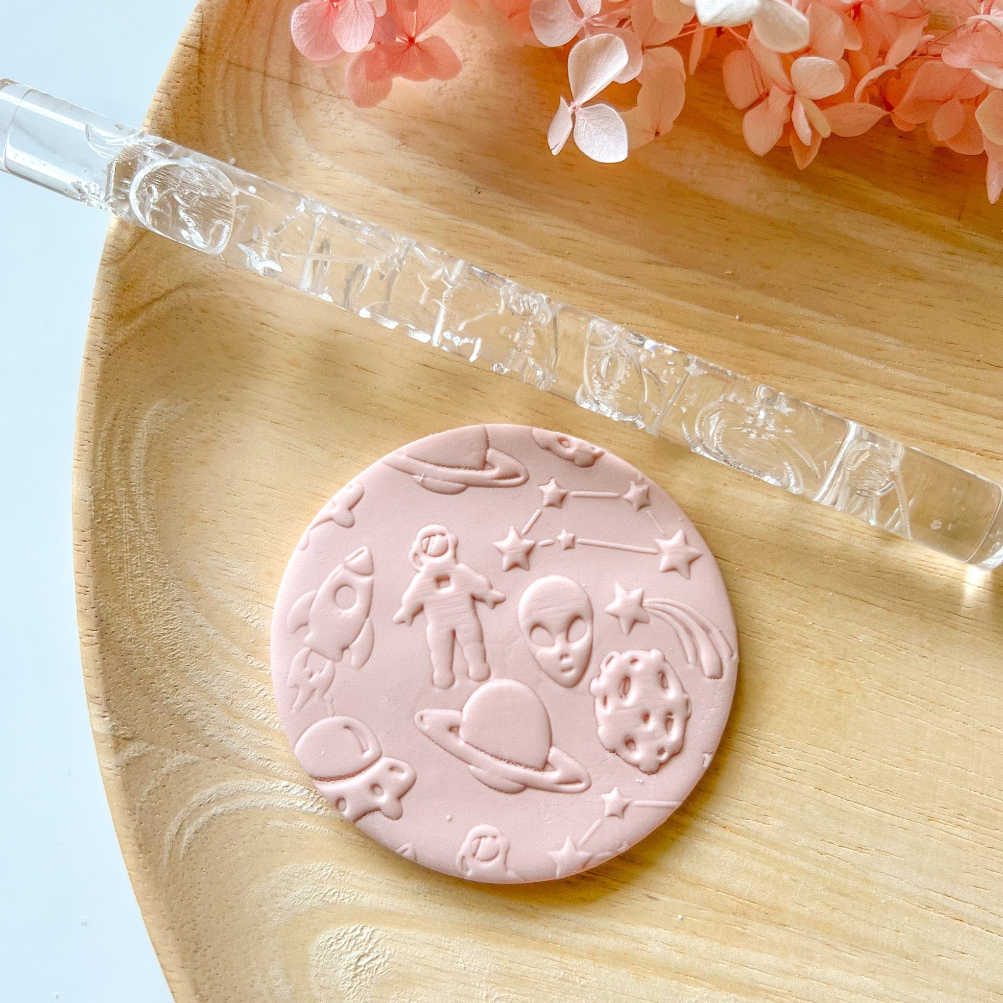 kitandco.com.au Texture Roller Acrylic "Space" - Acrylic Texture Roller