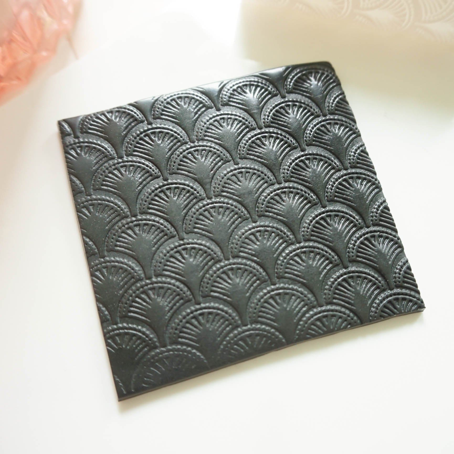 kitandco.com.au Texture Roller Resin "Art Deco Palms" Texture Roller