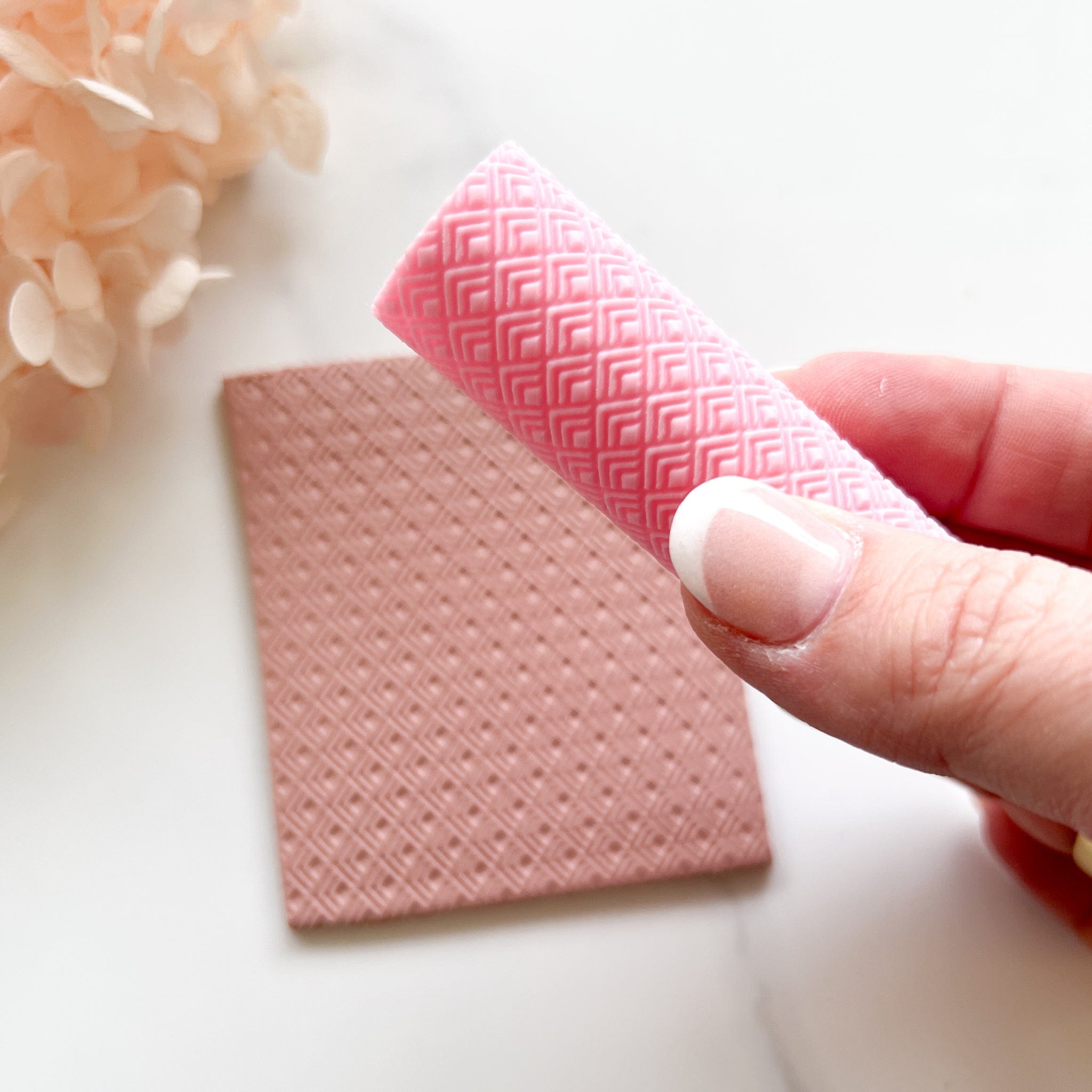 kitandco.com.au Texture Roller Resin "Diamond Geometric" Texture Roller