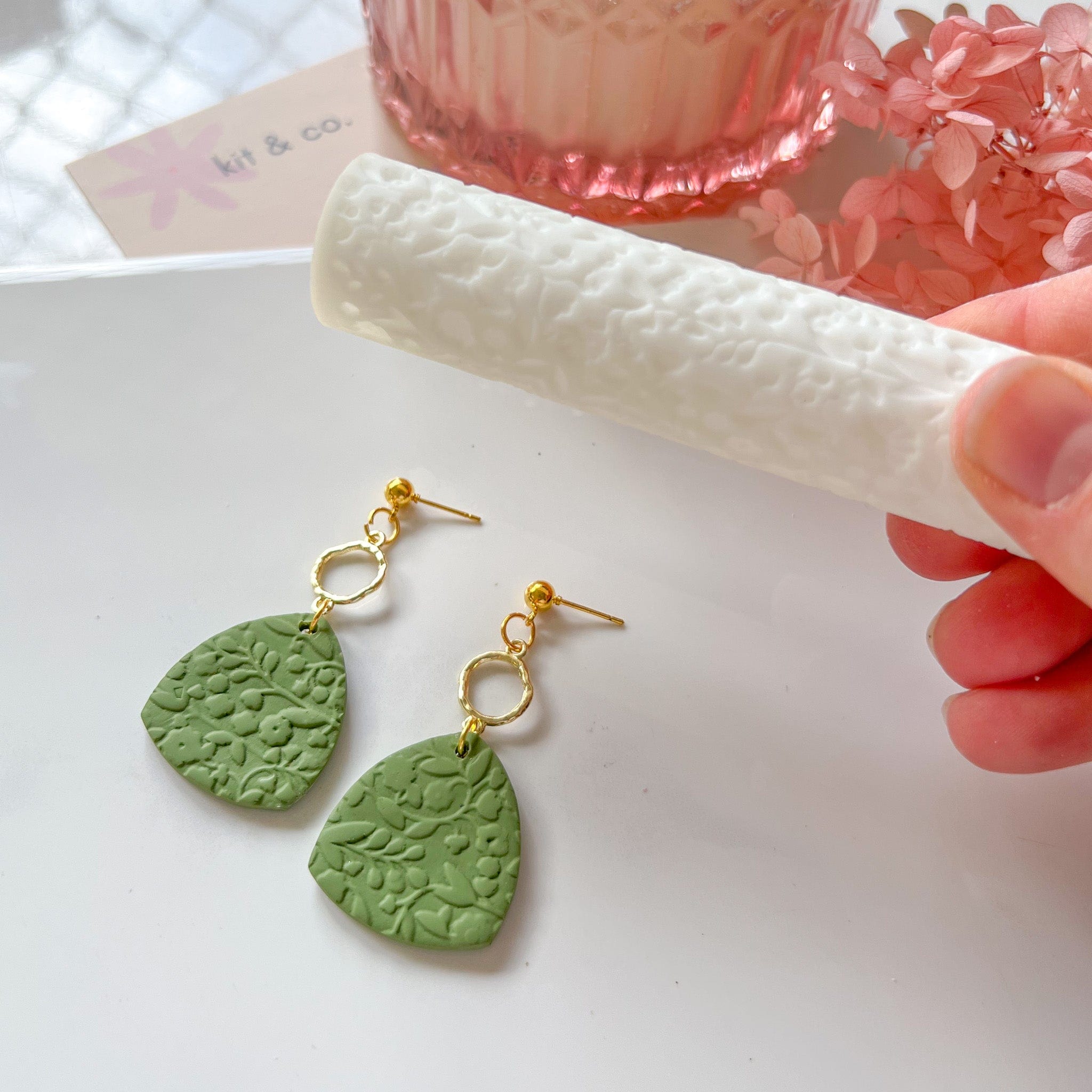 kitandco.com.au Texture Roller Resin "Forest Floor" Texture Roller